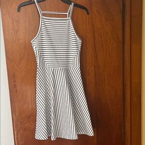 Striped Halter Dress